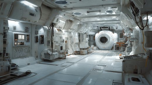 Futuristic Corridor puzzle preview